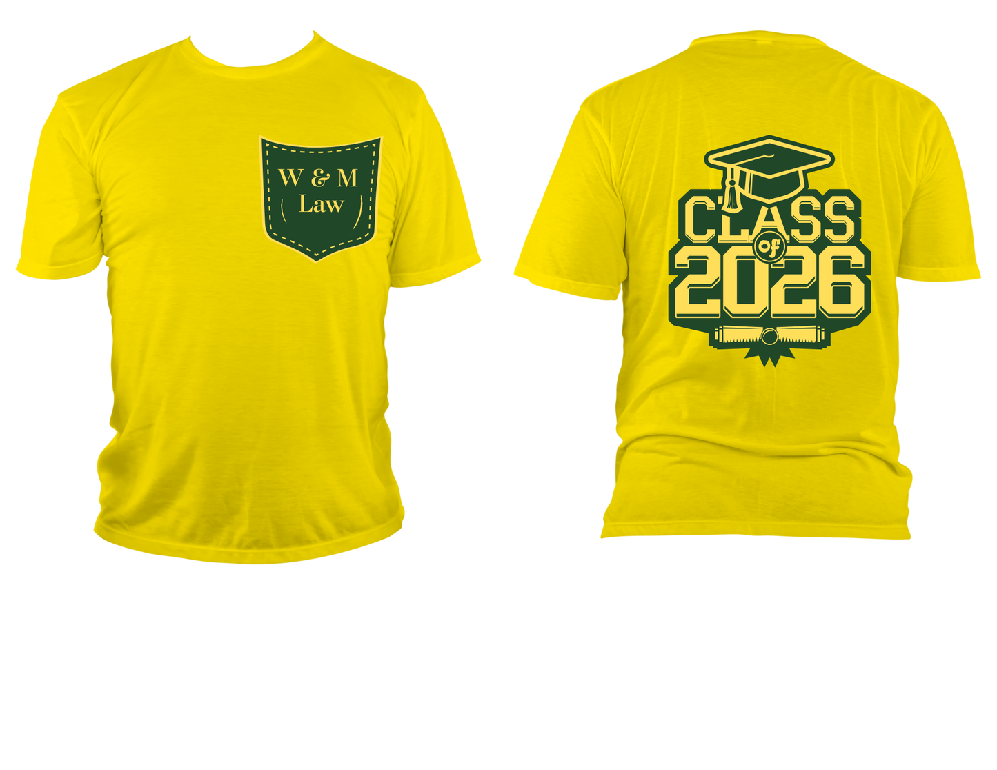 Class of 2026 Senior T-Shirt – Custom Name Graduation Shirt