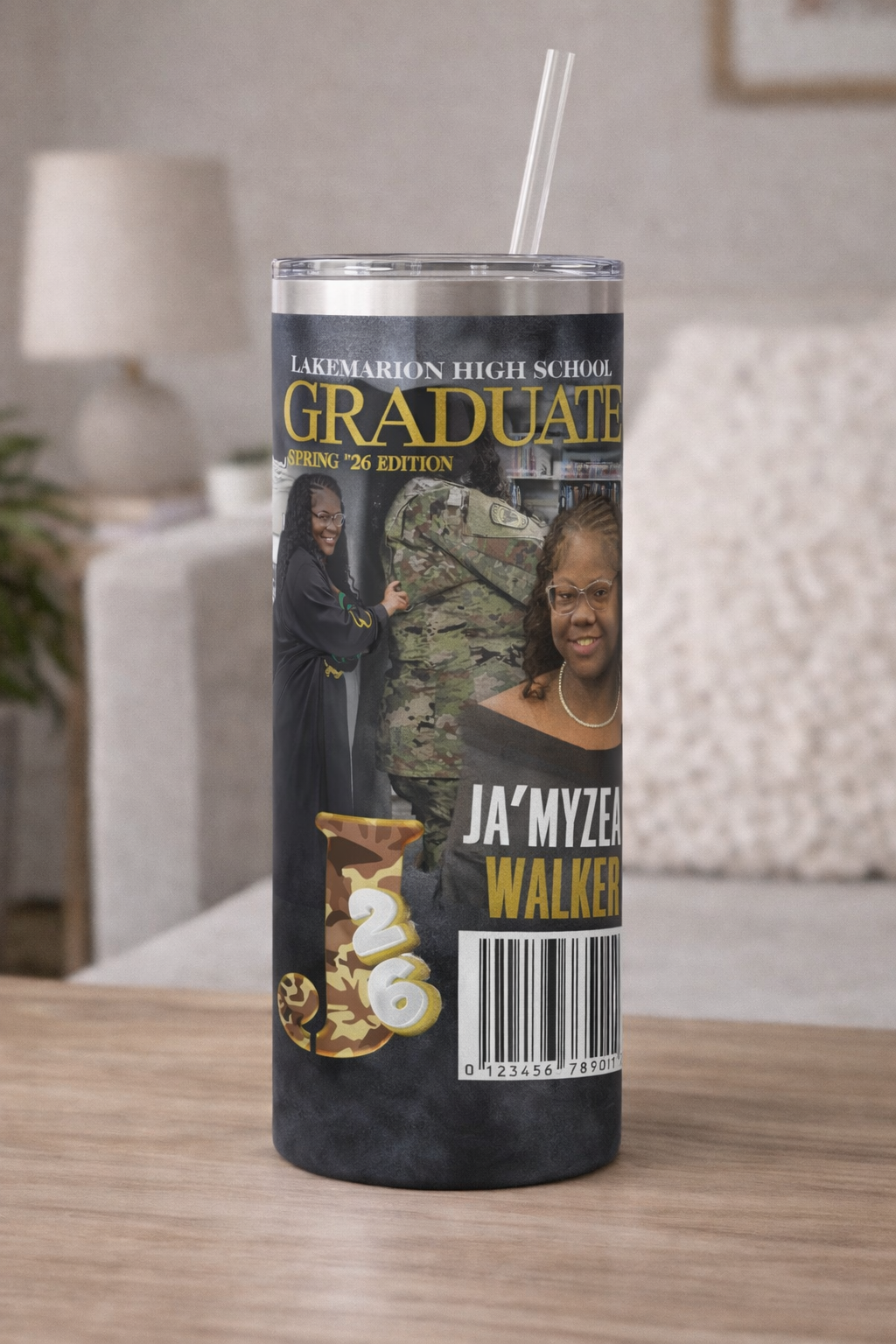 Custom Tumbler 20oz – Personalized Memorial, Teacher Appreciation, Organization & Photo Tumblers, Custom Name & Design Gift