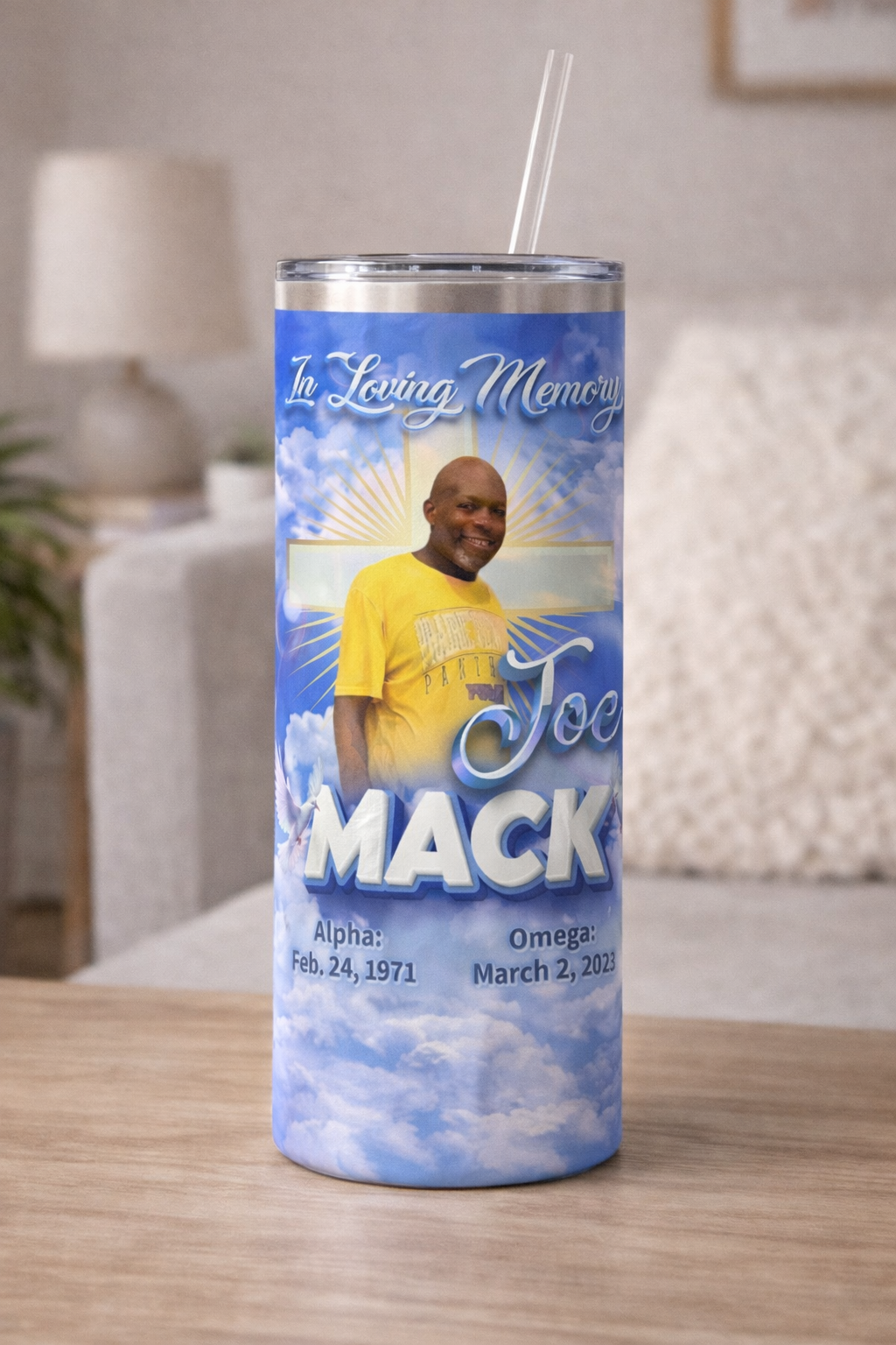 Custom Tumbler 20oz – Personalized Memorial, Teacher Appreciation, Organization & Photo Tumblers, Custom Name & Design Gift