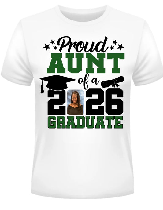 2026 Graduation Family Shirts – Proud Matching Graduate Tee | Custom Photo Graduation Shirt | Lake Marion Class of 2026